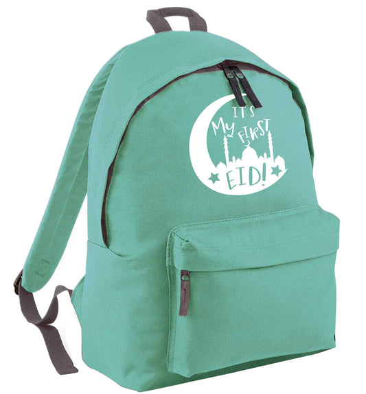 It's my first Eid moon mint adults backpack