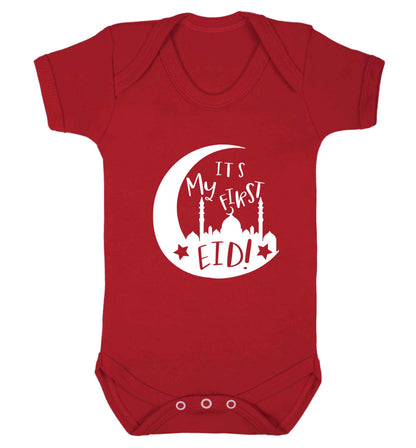 It's my first Eid moon baby vest red 18-24 months