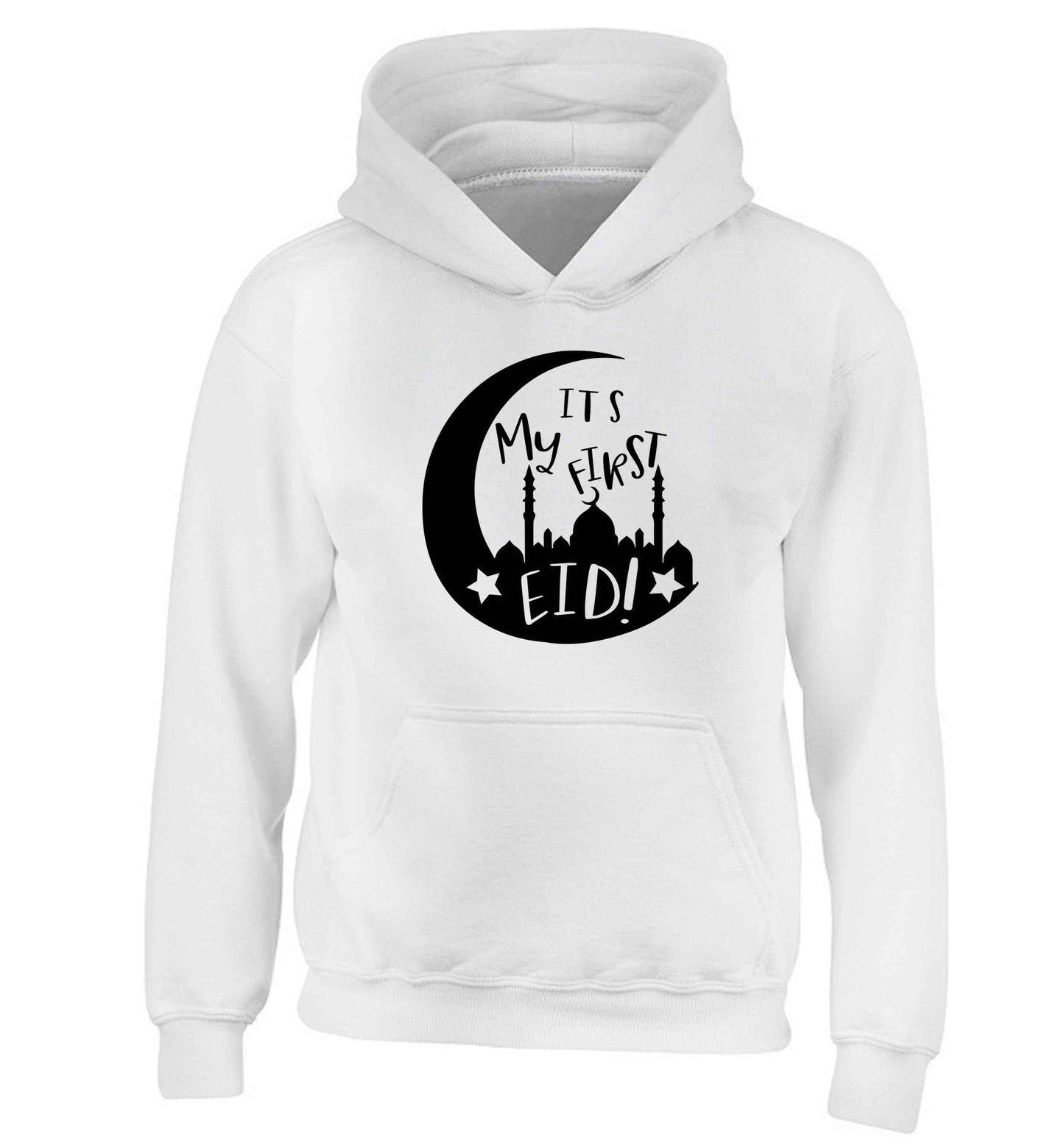 It's my first Eid moon children's white hoodie 12-13 Years