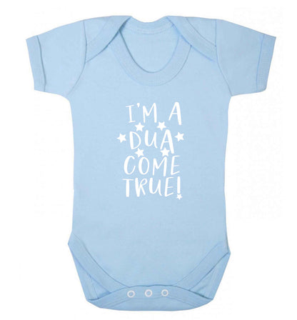 I'm a dua come true baby vest pale blue 18-24 months