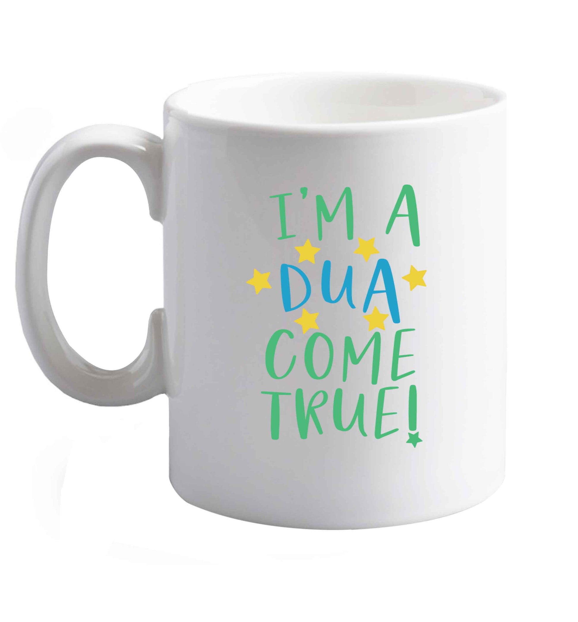 10 oz Favourite Type Pan Pancake ceramic mug right handed