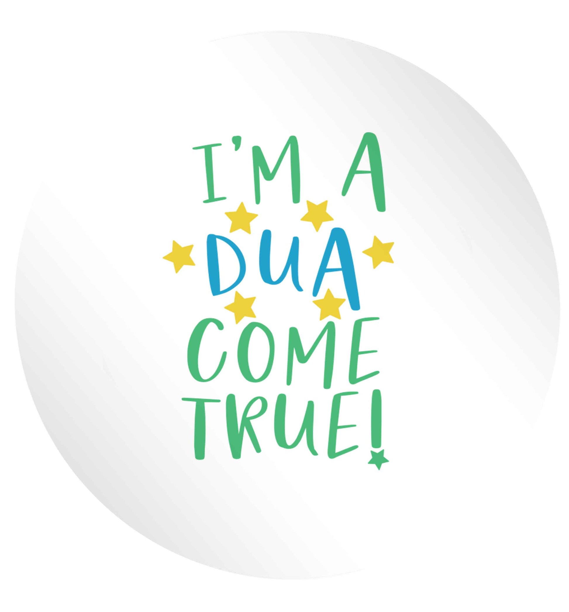 I'm a dua come true 24 @ 45mm matt circle stickers