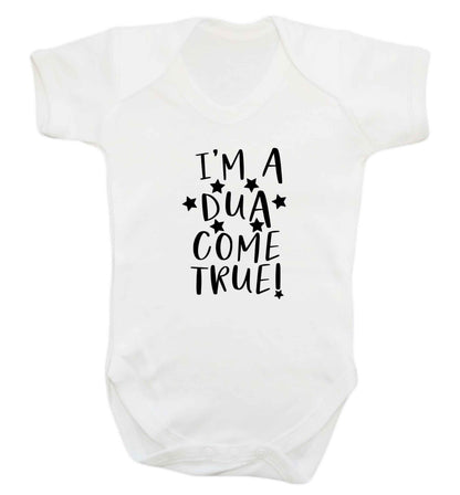 I'm a dua come true baby vest white 18-24 months