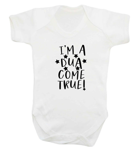 I'm a dua come true baby vest white 18-24 months