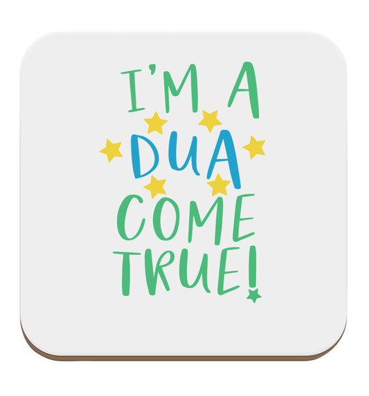 I'm a dua come true set of four coasters