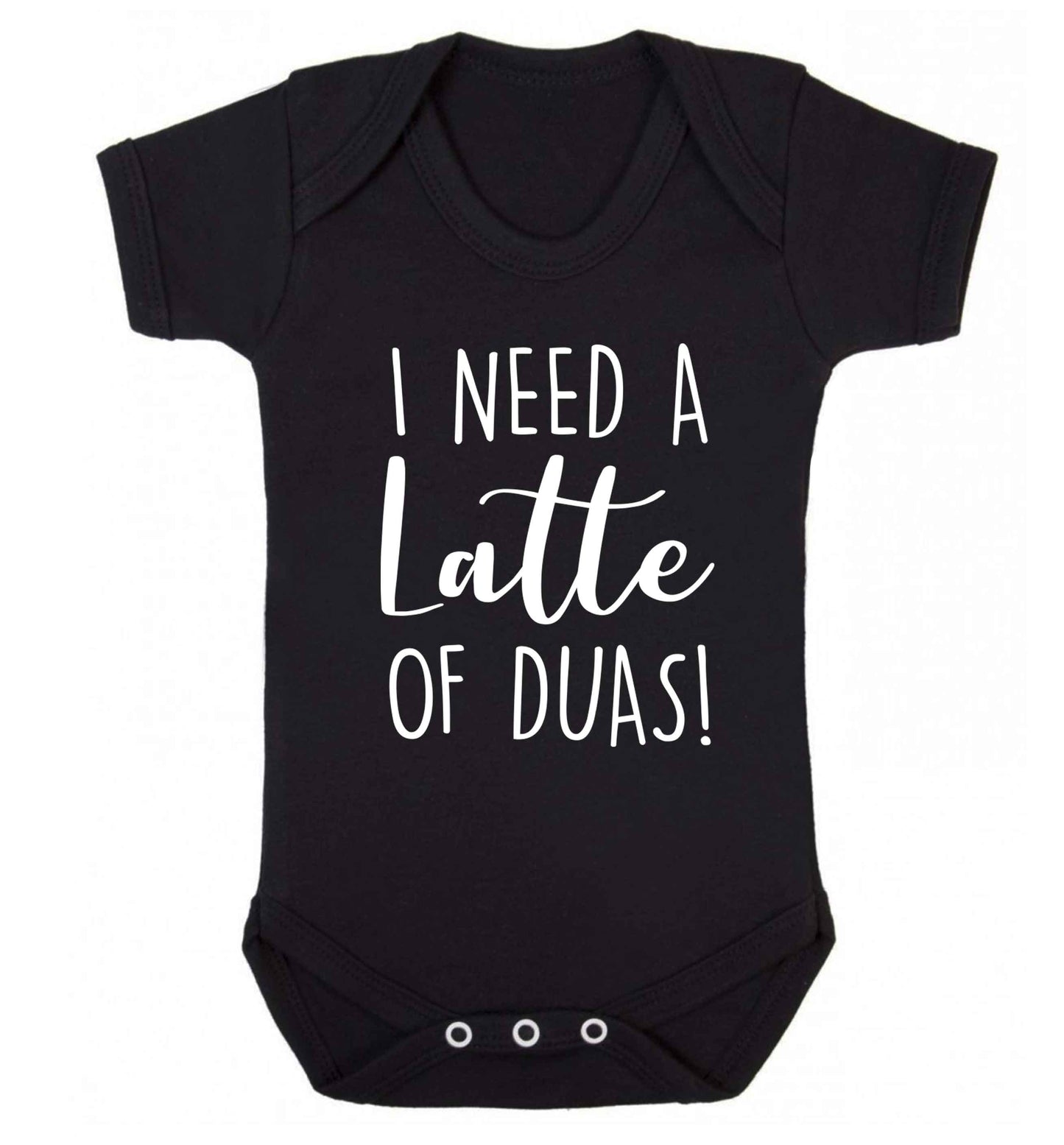 I need a latte duas Baby Vest black 18-24 months