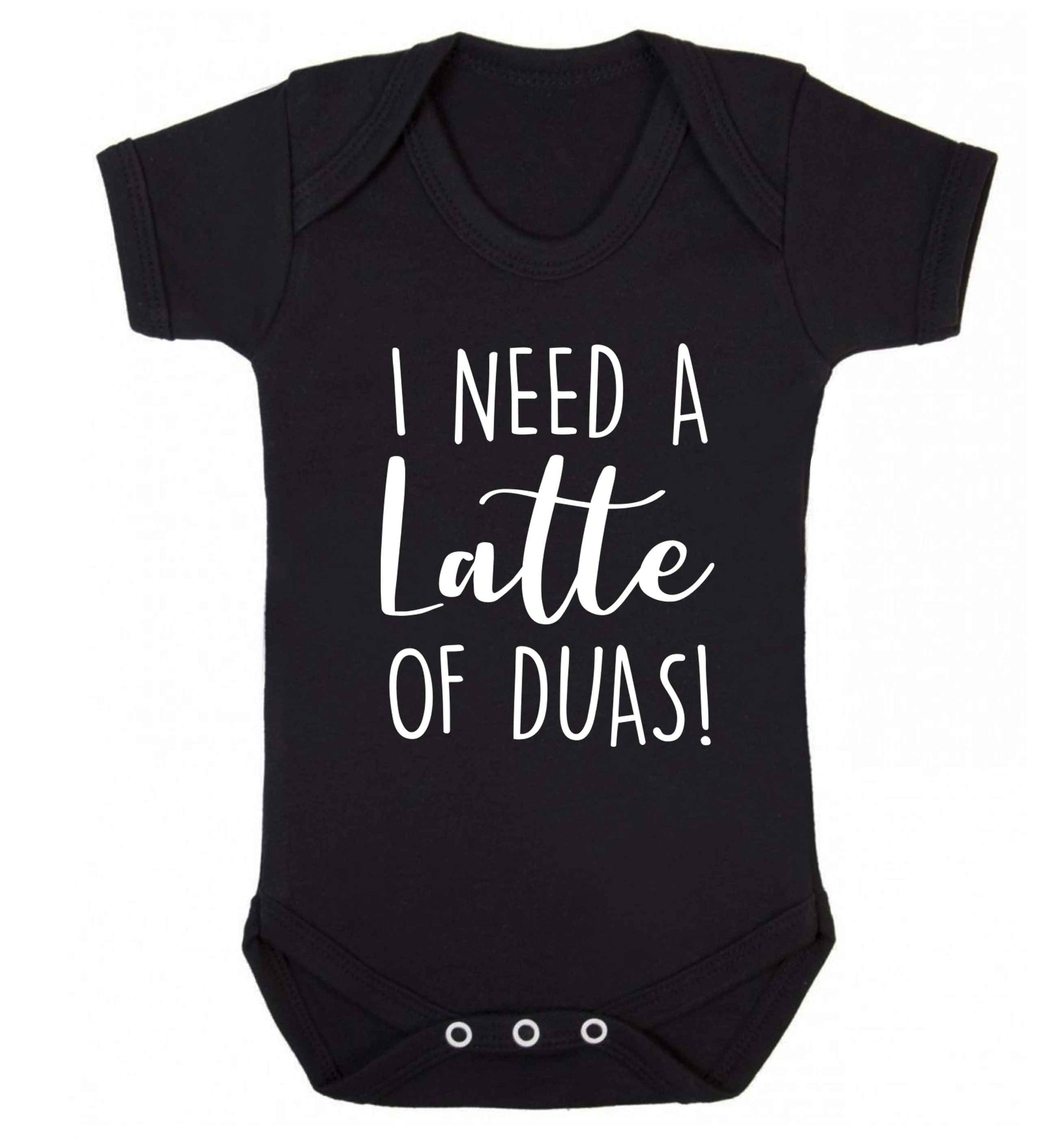 I need a latte duas Baby Vest black 18-24 months