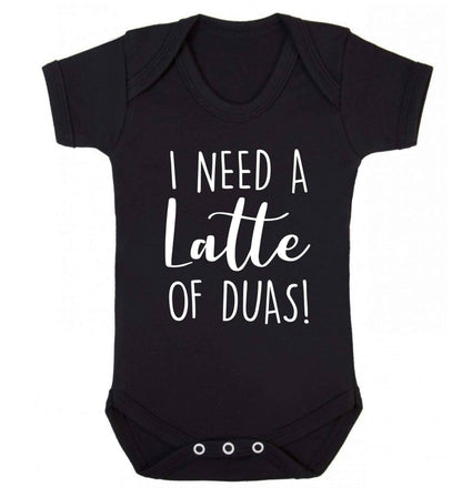 I need a latte duas Baby Vest black 18-24 months