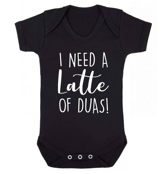 I need a latte duas Baby Vest black 18-24 months