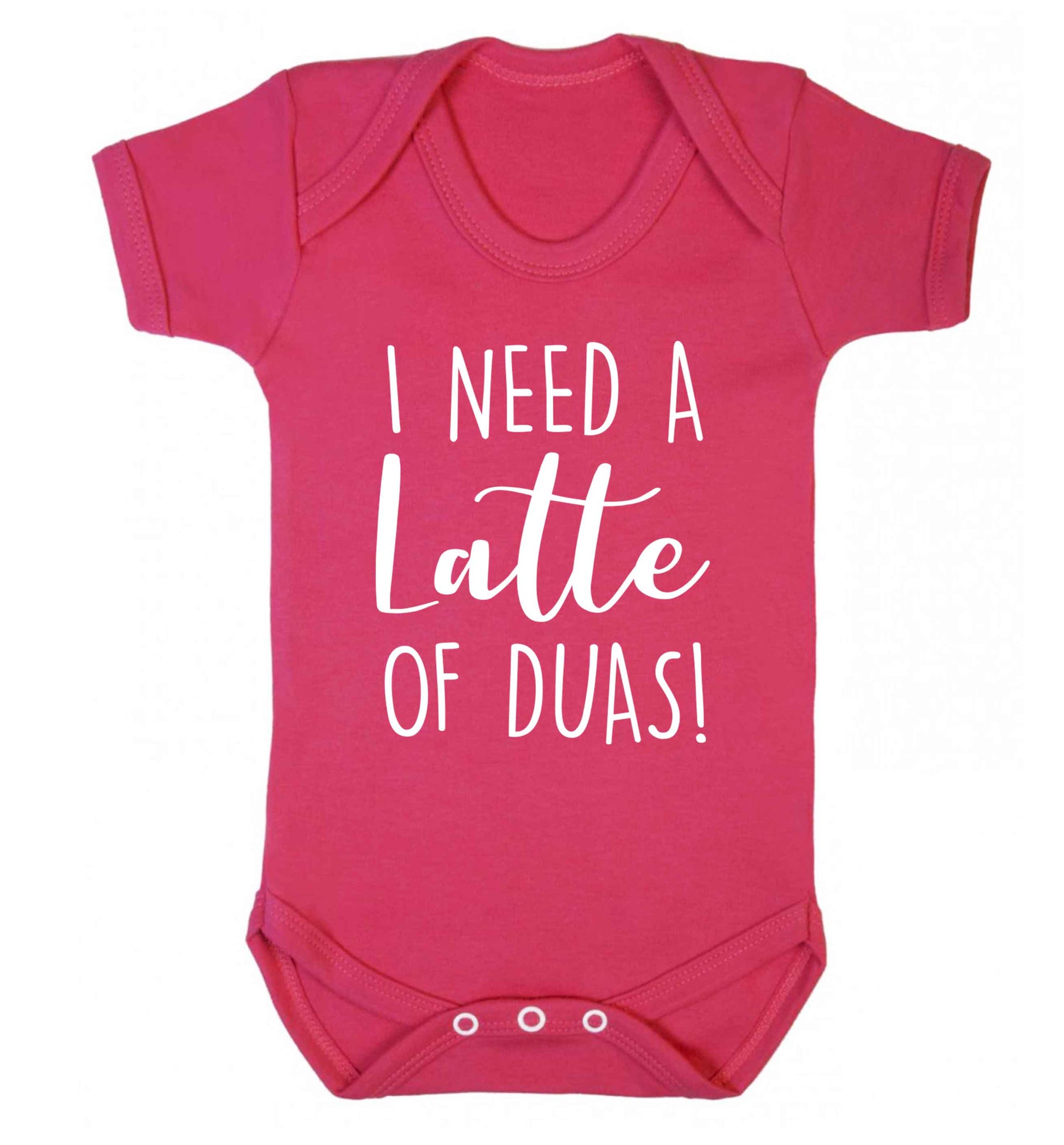 I need a latte duas Baby Vest dark pink 18-24 months