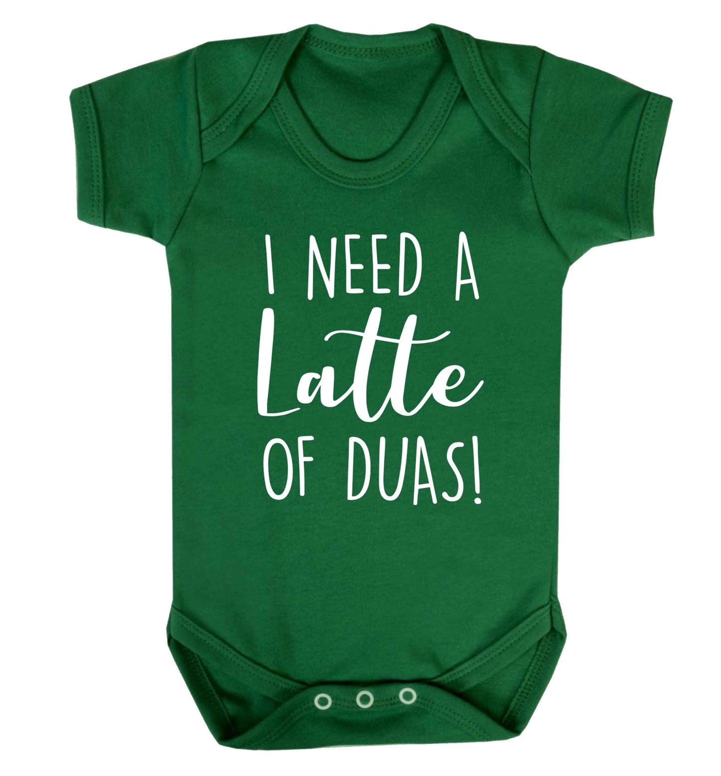 I need a latte duas Baby Vest green 18-24 months