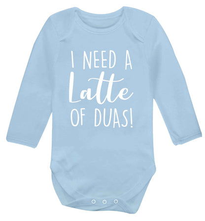 I need a latte duas Baby Vest long sleeved pale blue 6-12 months