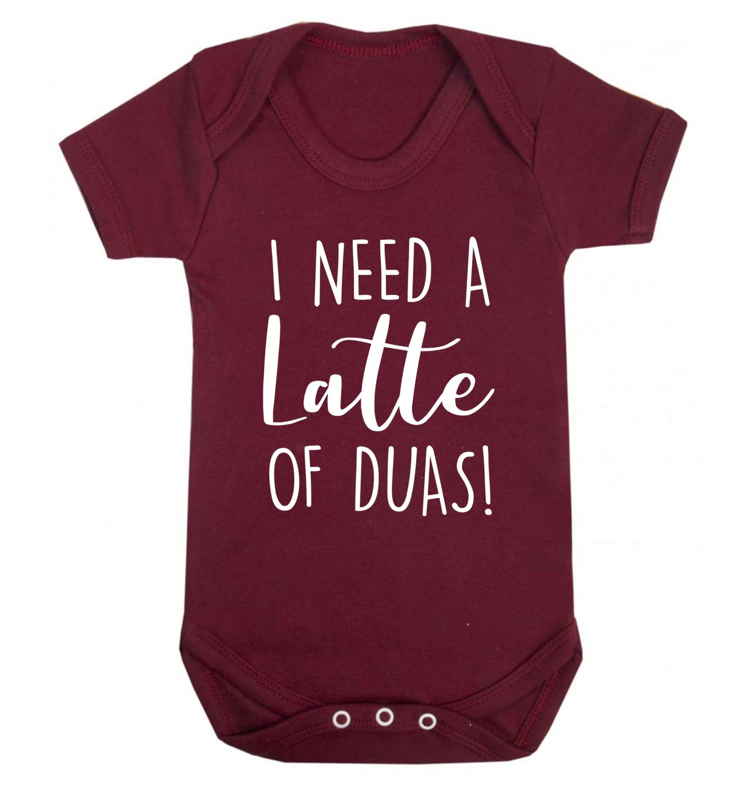 I need a latte duas Baby Vest maroon 18-24 months