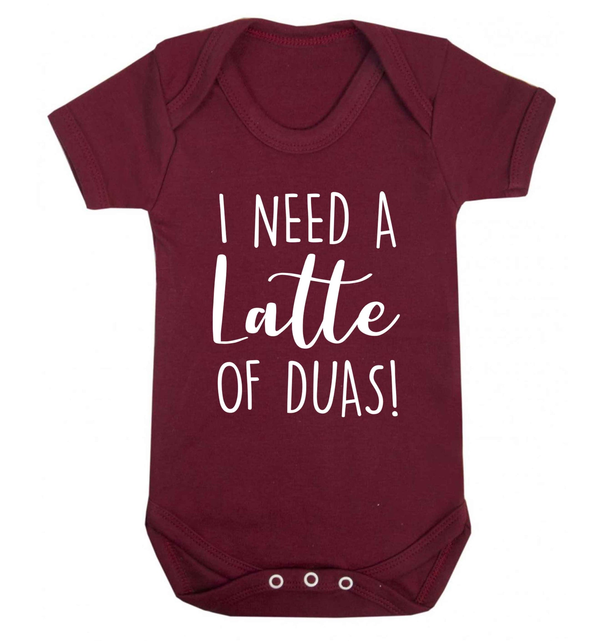 I need a latte duas Baby Vest maroon 18-24 months