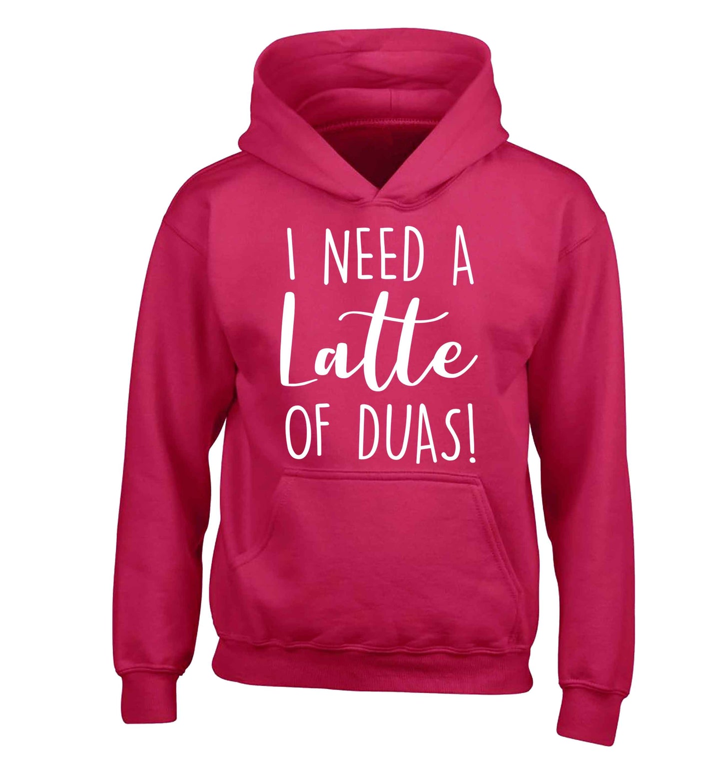 I need a latte duas children's pink hoodie 12-13 Years