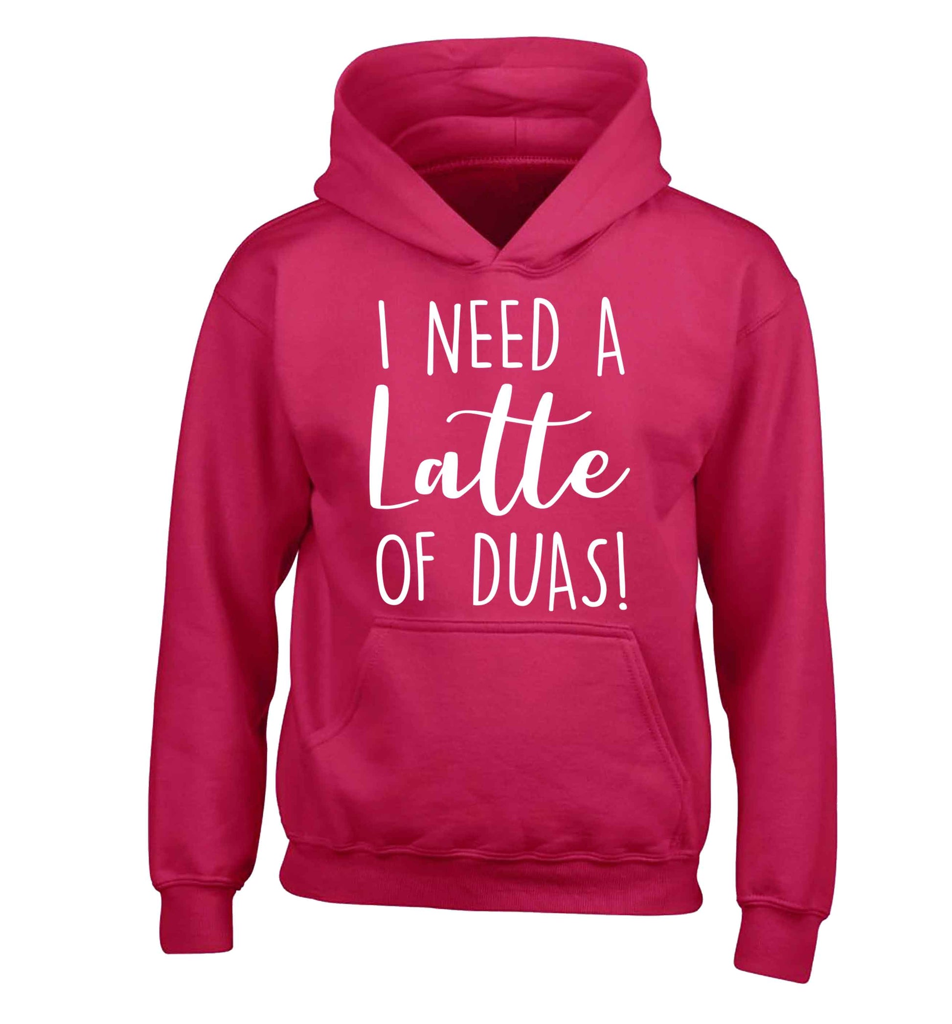I need a latte duas children's pink hoodie 12-13 Years