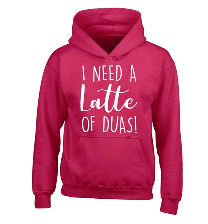 I need a latte duas children's pink hoodie 12-13 Years