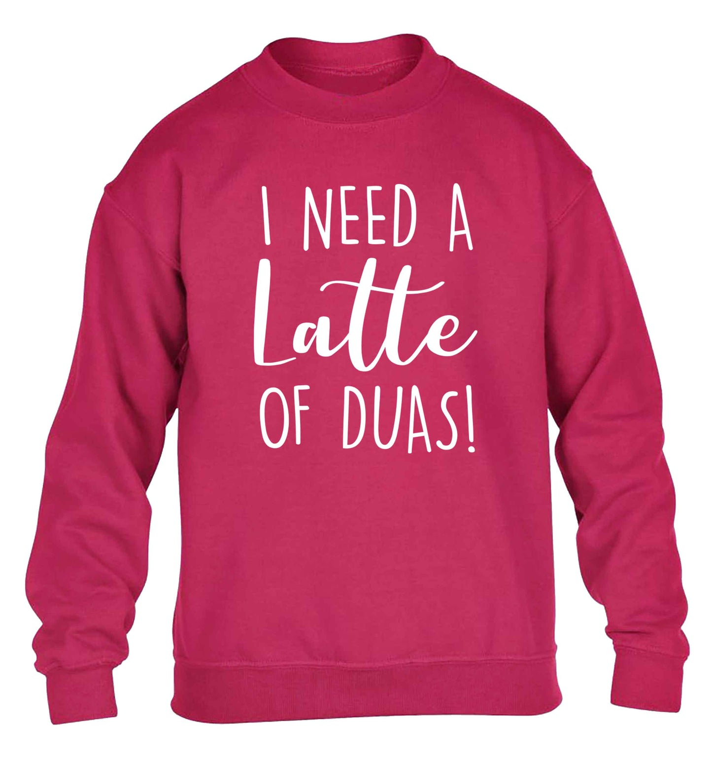 I need a latte duas children's pink sweater 12-13 Years