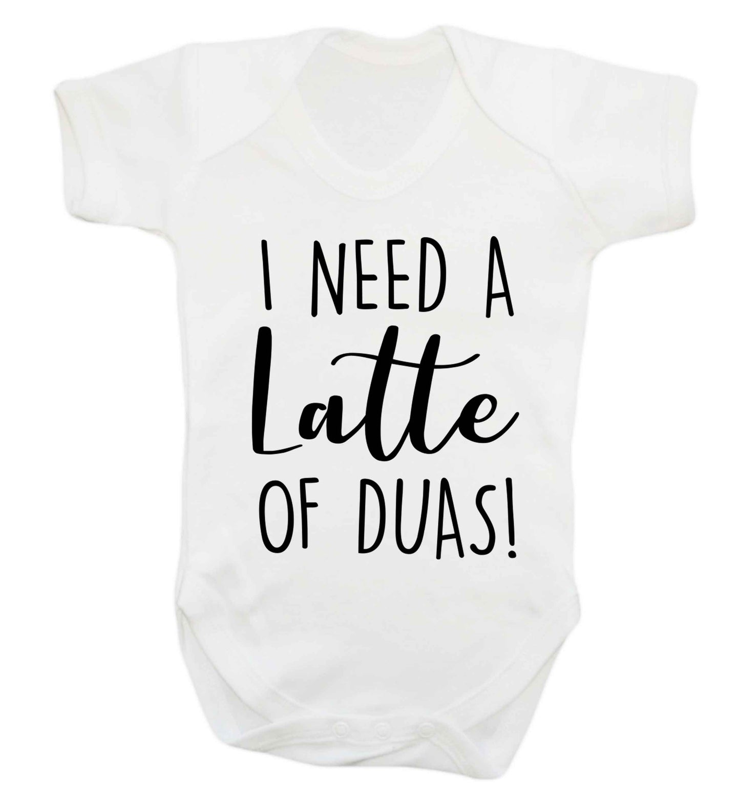 I need a latte duas Baby Vest white 18-24 months