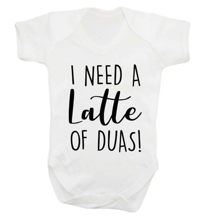 I need a latte duas Baby Vest white 18-24 months