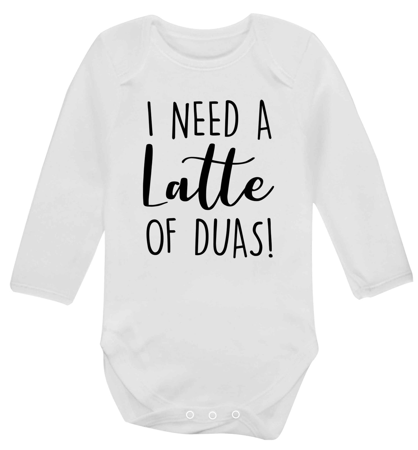 I need a latte duas Baby Vest long sleeved white 6-12 months