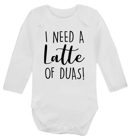 I need a latte duas Baby Vest long sleeved white 6-12 months