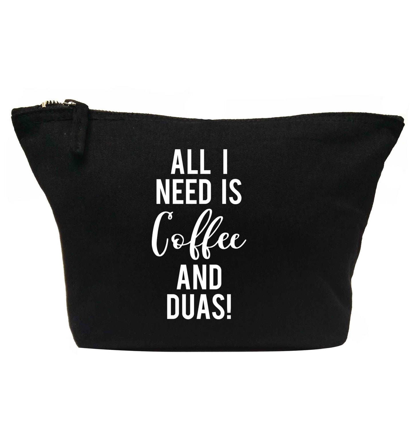 All I need is coffee and duas | makeup / wash bag