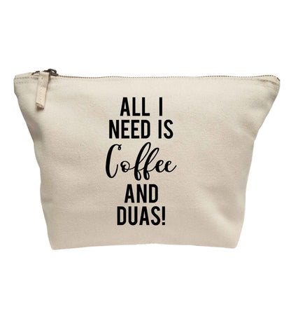 All I need is coffee and duas | makeup / wash bag