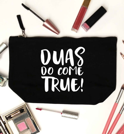 Duas do come true black makeup bag