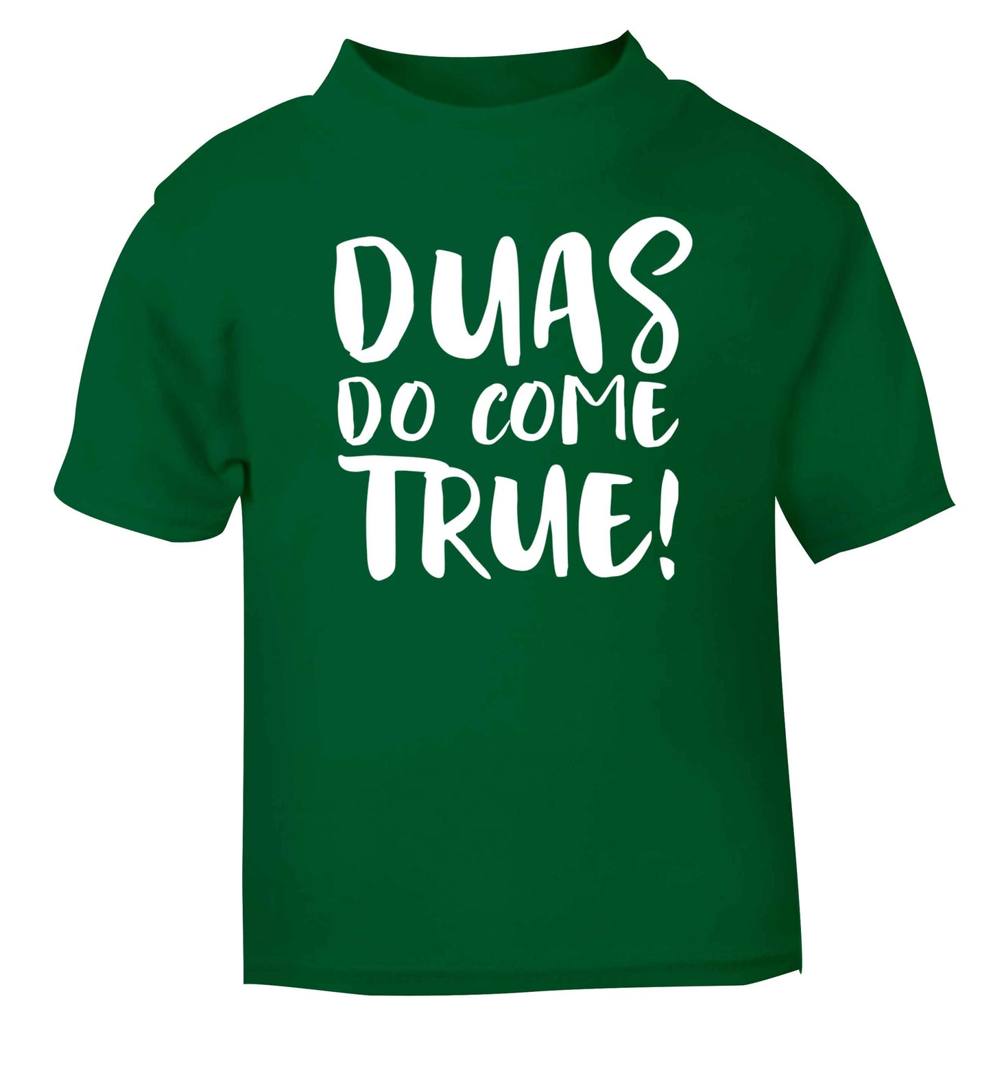 Duas do come true green baby toddler Tshirt 2 Years