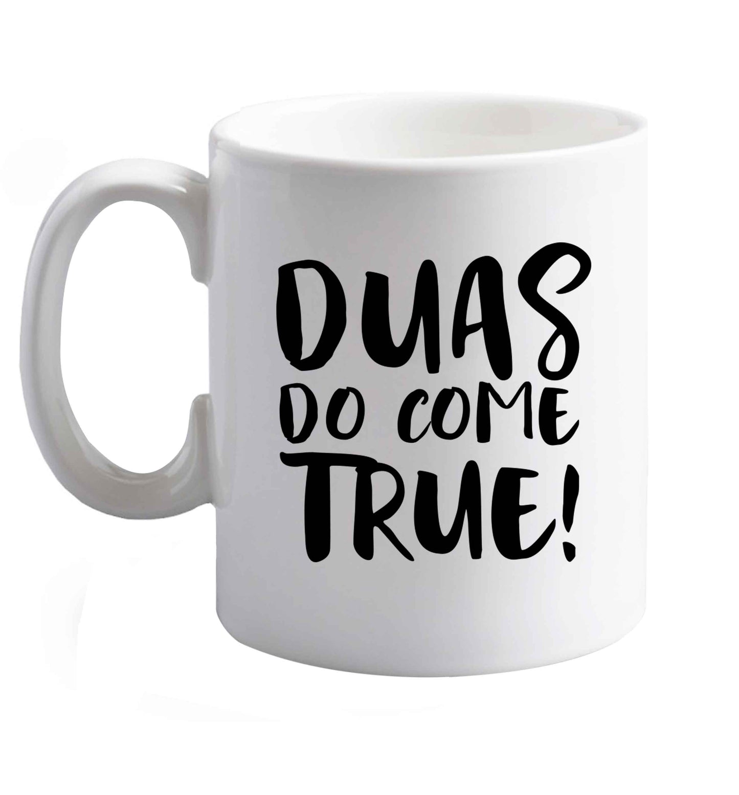 10 oz Favourite Type Pan Pancake ceramic mug right handed
