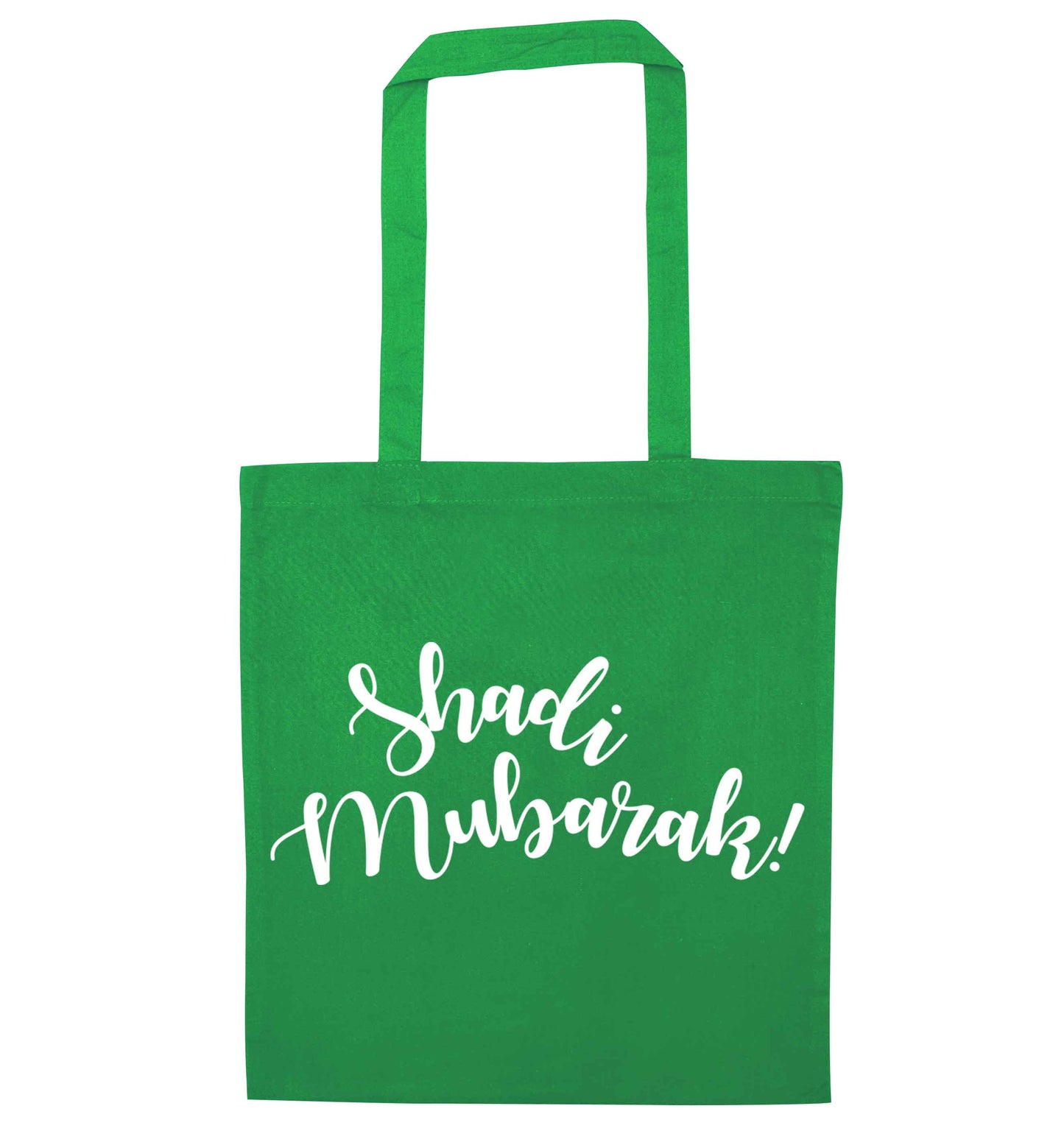 Shadi mubarak green tote bag