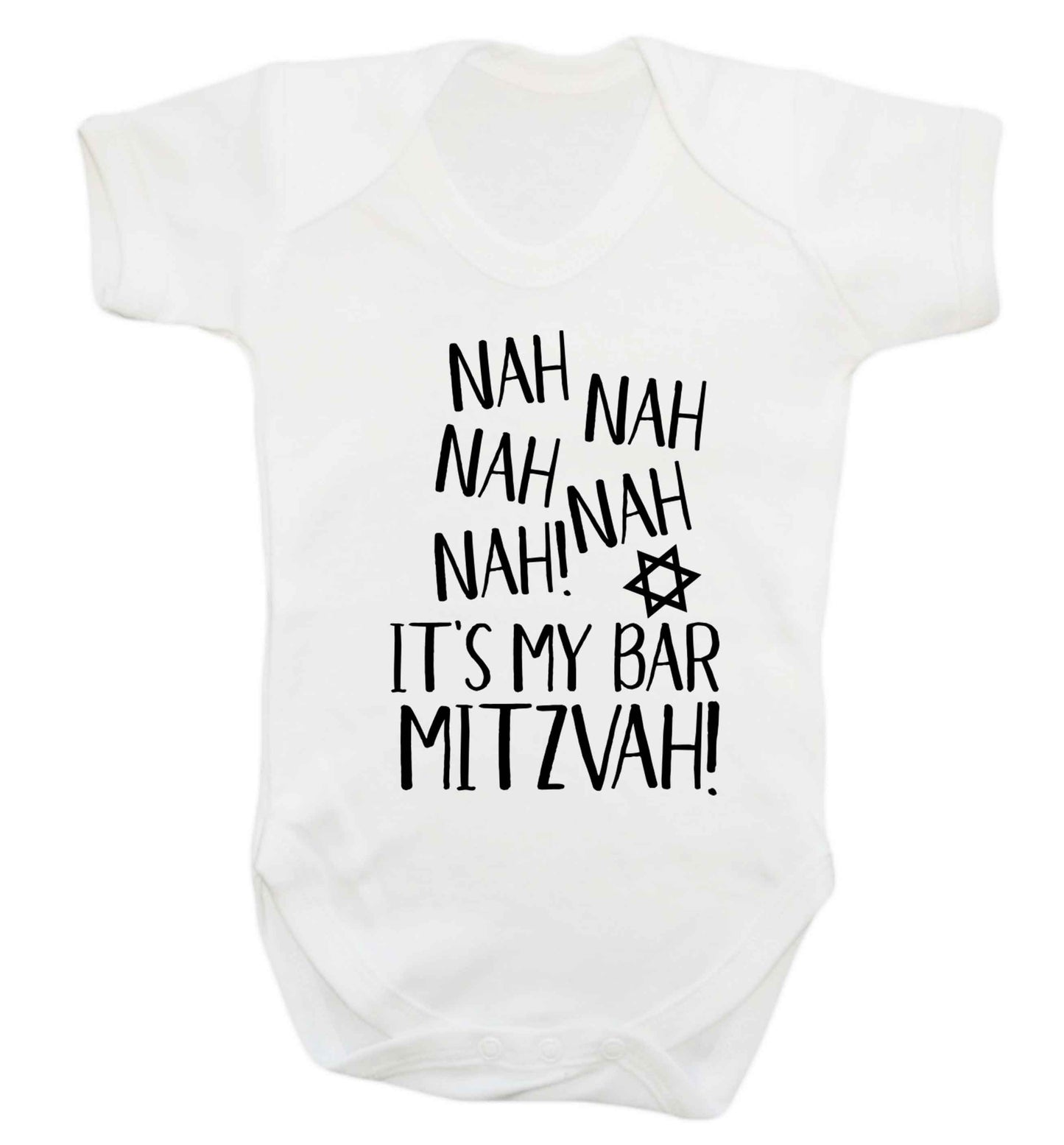 Nah nah it's my bar mitzvah! Baby Vest white 18-24 months