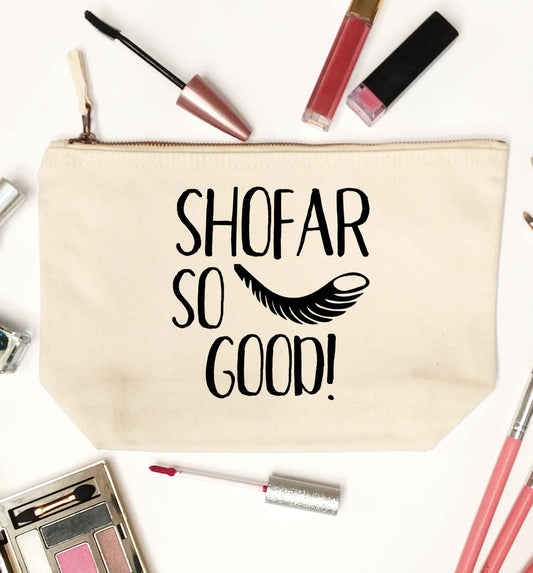 Shofar so good! natural makeup bag