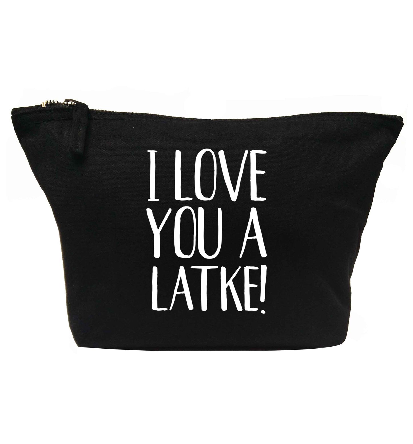 I love you a latke! | makeup / wash bag