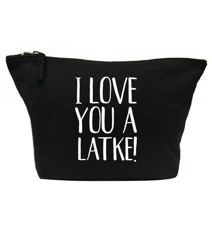 I love you a latke! | makeup / wash bag