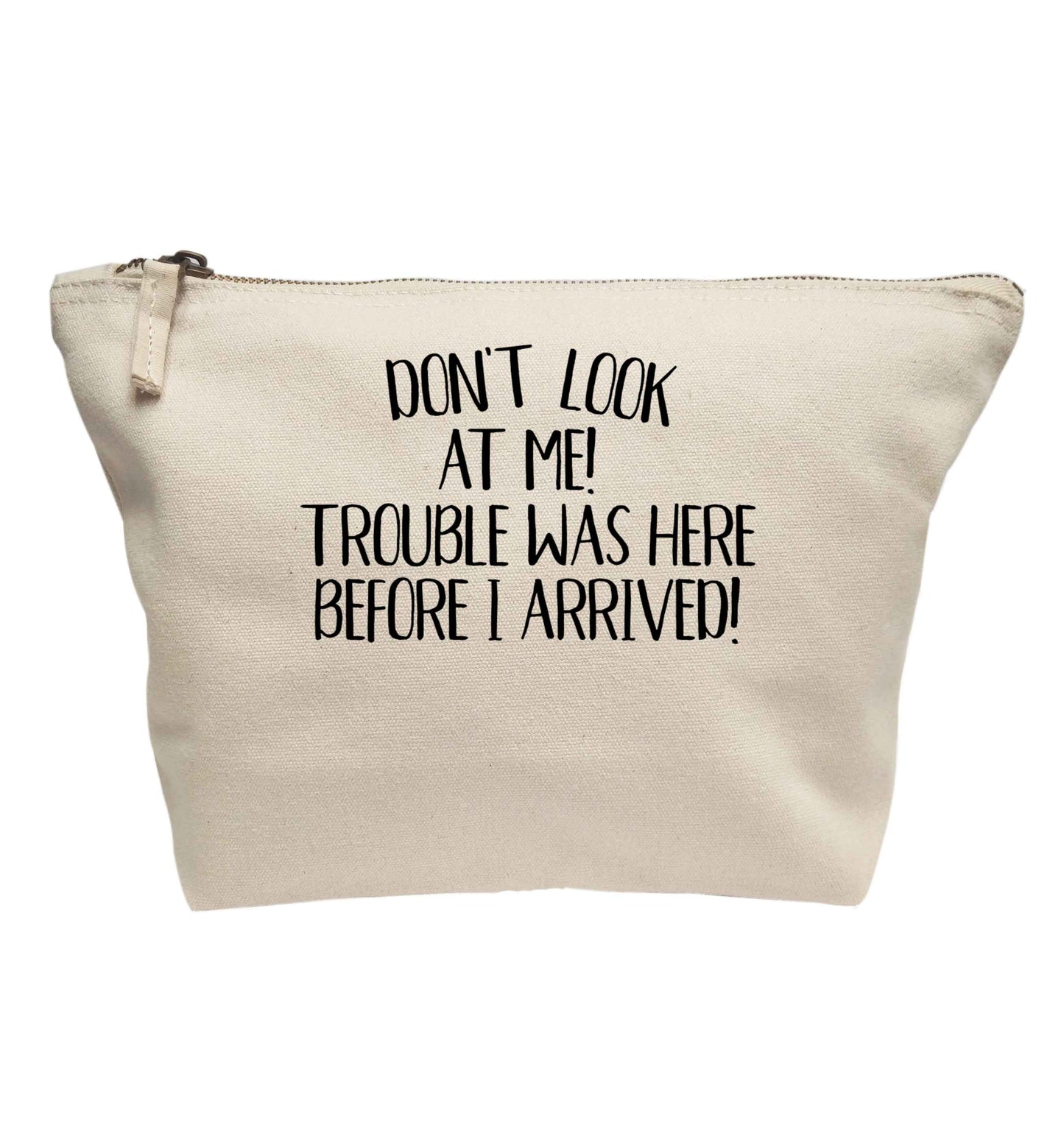 Don't look at me, trouble was here before I arrived! | makeup / wash bag