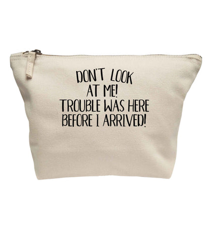 Don't look at me, trouble was here before I arrived! | makeup / wash bag