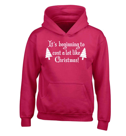 It's beginning to cost a lot like Christmas children's pink hoodie 12-13 Years
