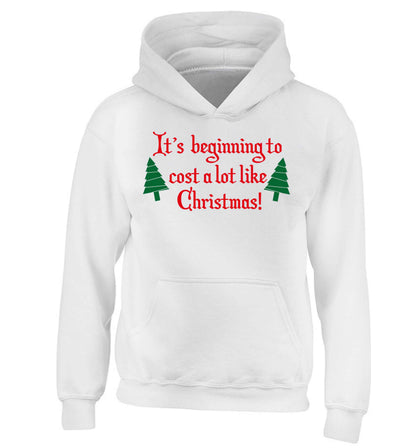 It's beginning to cost a lot like Christmas children's white hoodie 12-13 Years