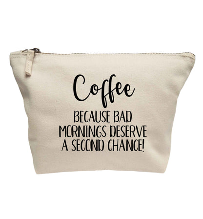 Coffee, because bad mornings deserve a second chance | makeup / wash bag