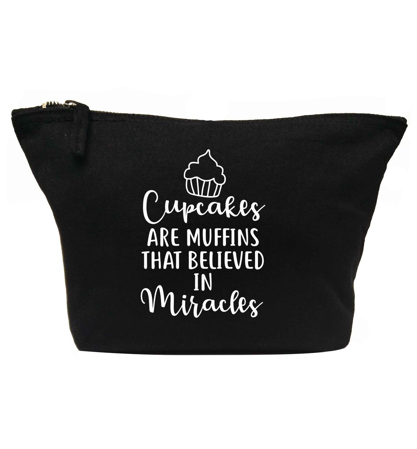Cupcakes muffins that believed in miracles | makeup / wash bag