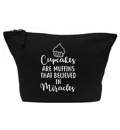 Cupcakes muffins that believed in miracles | makeup / wash bag