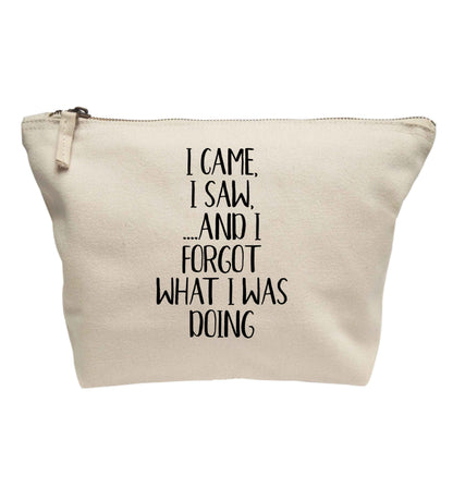 I came, I saw and I forgot what I was doing | makeup / wash bag