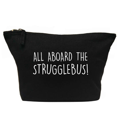 All aboard the strugglebus | makeup / wash bag