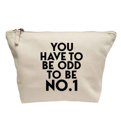 You have to be odd to be No.1 | makeup / wash bag