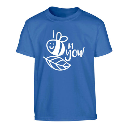 I believe in you Children's blue Tshirt 12-13 Years