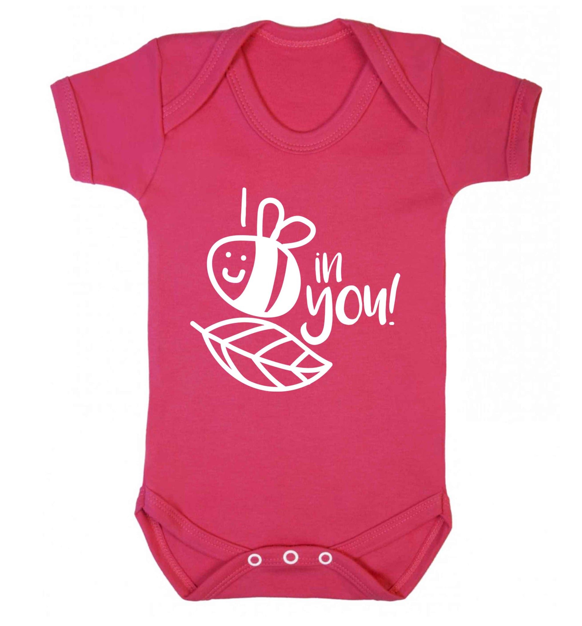 I believe in you Baby Vest dark pink 18-24 months