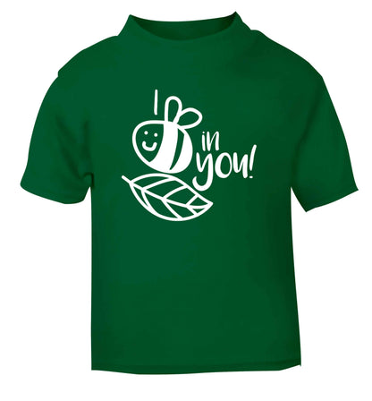 I believe in you green Baby Toddler Tshirt 2 Years
