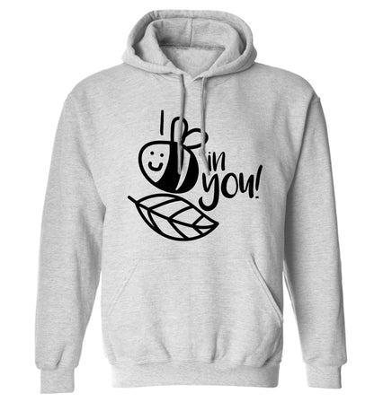 I believe in you adults unisex grey hoodie 2XL
